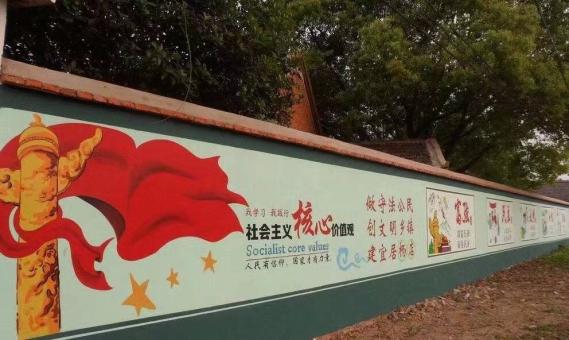 遂宁墙体广告之彩绘