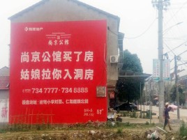 遂宁墙体广告在乡镇、农村市场的媒体优势