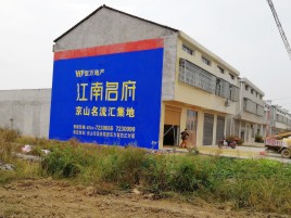 遂宁农村墙体广告在不同形式上面展现的不同特色